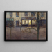 At the café, morning in Paris - Märtha Tynell — framed artwork on a wall
