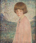 Retrato de una joven - Murray Percival Bewley — vista de la obra