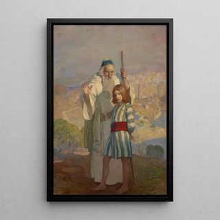 N C Wyeth - Come Live with Us for I Think Thou Art Chosen.webp