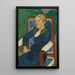Retrato de Varvara Klimovich Toper - Nadezhda Lermontova — cuadro enmarcado en la pared
