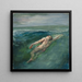 Nageur - John La Farge — cuadro enmarcado en la pared