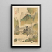 Paisaje - Nakabayashi Chikutō — cuadro enmarcado en la pared