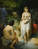 Las bañistas - Nándor Rákóczy — vista de la obra