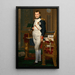 Reproduction of the painting Napoleon in his study by Jacques-Louis David