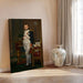 Reproduction of the painting Napoleon in his study by Jacques-Louis David