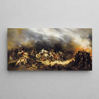 Reproduction tableau | Napoléon à Waterloo d'Auguste Raffet | Poster - Toile - Aluminium