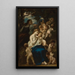 a Nymph with Cupids - Narcisse Virgile Diaz de la Peña — framed artwork on a wall