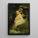 Después del baño - Narcisse Virgile Diaz de la Peña — cuadro enmarcado en la pared