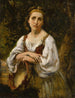 Bohémienne con tambor - Narcisse Virgile Diaz de la Peña — vista de la obra