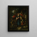 La descente des Bohémiens - Narcisse Virgile Diaz de la Peña — framed artwork on a wall