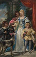 Woman with Dogs - Narcisse Virgile Diaz de la Peña — artwork view