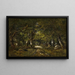 Forest Scene - Narcisse Virgile Diaz de la Peña — framed artwork on a wall