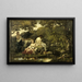 Idylle - Narcisse Virgile Diaz de la Peña — framed artwork on a wall