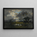 L'Orage - Narcisse Virgile Diaz de la Peña — cuadro enmarcado en la pared