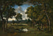 El base de Apremont, dos leñadoras cerca de dos charcos - Narcisse Virgile Diaz de la Peña — vista de la obra
