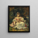 La fille de Diaz - Narcisse Virgile Diaz de la Peña — framed artwork on a wall