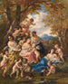 Ninfas y Amores - Narcisse Virgile Diaz de la Peña — vista de la obra