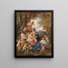 Ninfas y Amores - Narcisse Virgile Diaz de la Peña — cuadro enmarcado en la pared