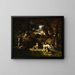 Repos de la chasse - Narcisse Virgile Diaz de la Peña — framed artwork on a wall