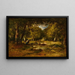 Bosque - Narcisse Virgile Diaz de la Peña — cuadro enmarcado en la pared