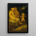 L'Éducation de Cupidon - Narcisse Virgile Diaz de la Peña — framed artwork on a wall