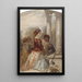La Diseuse de bonne aventure - Narcisse Virgile Diaz de la Peña — framed artwork on a wall