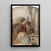 La Diseuse de bonne aventure - Narcisse Virgile Diaz de la Peña — framed artwork on a wall