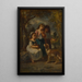 Three Little Girls - Narcisse Virgile Diaz de la Peña — framed artwork on a wall