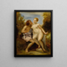 Un et Adonis - Narcisse Virgile Diaz de la Peña — framed artwork on a wall