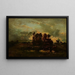 Pastizal húmedo - Narcisse Virgile Diaz de la Peña — cuadro enmarcado en la pared