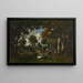 Zone peu boisée Rochers et fagotière - Narcisse Virgile Diaz de la Peña — framed artwork on a wall
