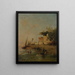 Los pescadores en el Nilo - Narcisse Berchère — cuadro enmarcado en la pared