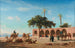 La Caravana en Descanso en Siout, Egipto - Narcisse Berchère — vista de la obra