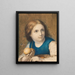 El pequeño vendedor de manzanas - Nathaniel Schmitt — cuadro enmarcado en la pared