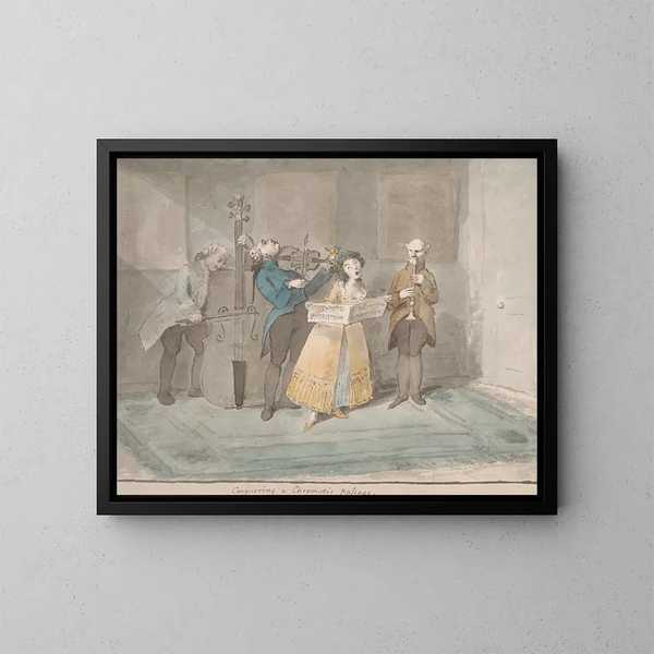 Conquérir un passage chromatique - Nathaniel Dance-Holland — cuadro enmarcado en la pared