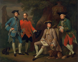 Nathaniel Dance Holland - James Grant of Grant John Mytton the Hon Thomas Robinson and Thomas Wynne.webp