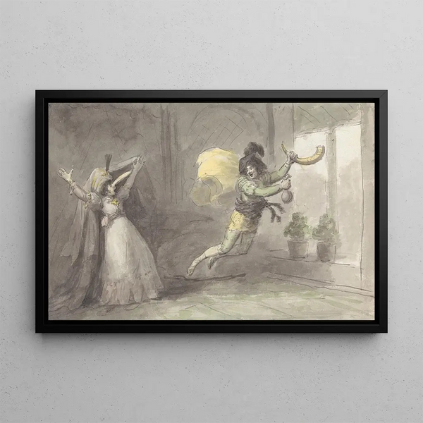 Escena teatral - Nathaniel Dance-Holland — cuadro enmarcado en la pared