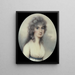 Retrato de Mlle Bradley - Nathaniel Plimer — cuadro enmarcado en la pared