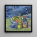 Still life with bottles and fruits - Alexej von Jawlensky — wall display of the artwork