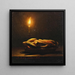 Nature morte avec des courgettes - Petrus van Schendel — framed artwork on a wall