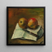 Naturaleza muerta con manzanas - Stefan Luchian — cuadro enmarcado en la pared
