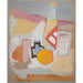 Reproduction of the painting Nature morte with orange, bottle, and inkwell - Sasza Blonder