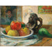 Reproducción del cuadro naturaleza muerta con manzanas, una pera y una jarra retrato en cerámica - Paul Gauguin