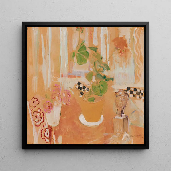 Nature morte avec tête en bronze - Oskar Moll
