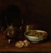 Nature morte avec théière et fruits - William Merritt Chase — vista de la obra