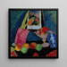 naturaleza muerta con un bol violeta - Alexej von Jawlensky — cuadro enmarcado en la pared