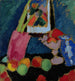 naturaleza muerta con un bol violeta - Alexej von Jawlensky — vista de la obra
