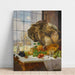 Reproduction of the painting Autumn Still Life Painting in the Artist's Studio - Carl Moll