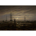 Reproducción del cuadro Navíos anclados - Caspar David Friedrich
