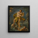 Neptune - Escuela Napolitana — cuadro enmarcado en la pared